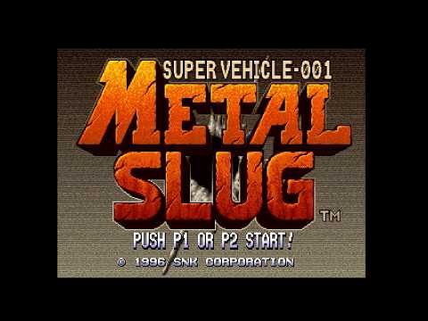 Super Vehicle-001 Metal Slug (PlayStation) – Écran-titre (Japon - NTSC) – 1080p