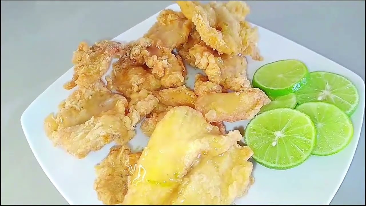 POLLO AL LIMÓN AL ESTILO CHINO