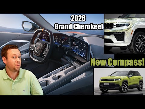 New Interior for 2026 Corvette, 2026 Jeep Grand Cherokee Teased, 2026 Compass Revealed + More! Weekly