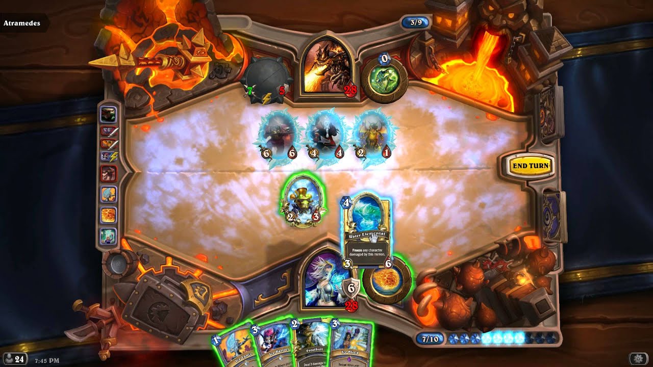 Heroic Atramedes - Freeze Mage Easy Win - Hearthstone BRM