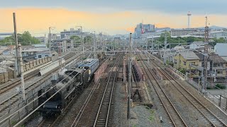 琵琶湖線 京都付近を走るEF65-1135＋C57-1号機 試運転(8/3 2026)