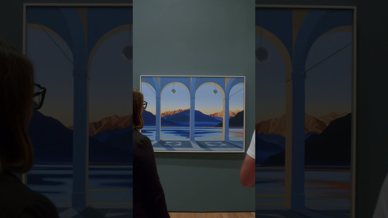 "Thomas Huber. Lago Maggiore" - exhibition visitors