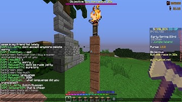 Grinding For Ocelot Pet  (hypixel Skyblock)