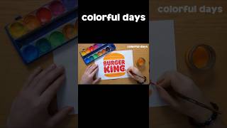 BURGER KING logo painting