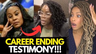 Fani Willis CAREER ENDING Update! Whistleblower Testifies Her Family Was Involved