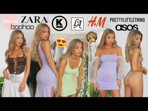 HUGE HOLIDAY TRY ON HAUL! PLT, ZARA, BOOHOO, KRIPT, H&M, HELLO MOLLY & MORE!