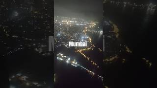 Mumbai Night View From Flight ✈️ #shorts #Mumbai #Shorts #Travel #FlightView #Viral #Trending #India