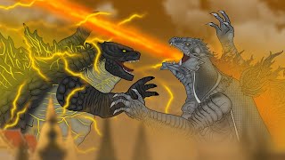 Legendary Electric Godzilla Vs. Phaya Kumphee , King Ghidorah Final Part