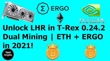 Unlock LHR 3060 TI in T-Rex 0.24.2 Dual Mining | ETH + ERGO in 2021!