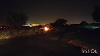 Waste burning is Ashe Street