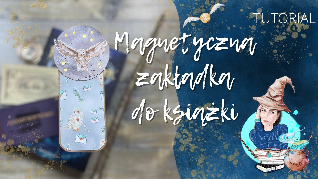 Magiczna seria #5: Magnetyczna zakładka do książki | Co ja narobiłam!