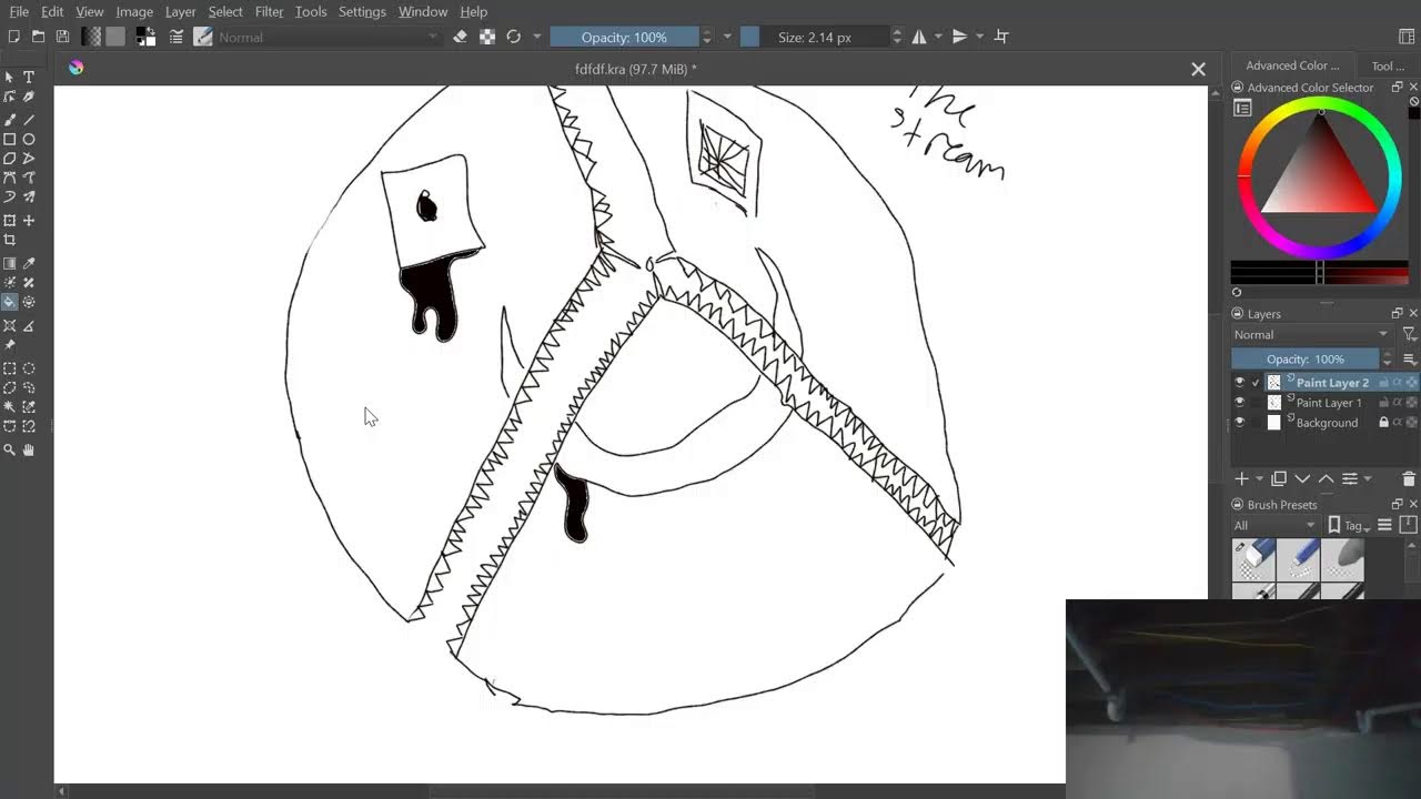 Drawing my infection Au character, Lumion.