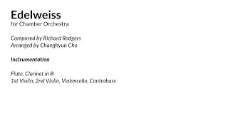 Edelweiss for Chamber Orchestra (Easy Version)