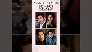 Wang Kai Mu Drama list 2024 2025 #dramalist #chinesedrama #cdrama #chineseshortdrama #chineseactor
