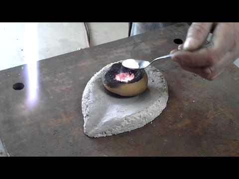 Melting gold in a potato. hqdefault