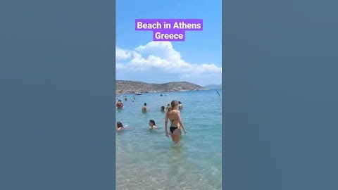 Beautiful Bikini Beach in Athens | Greece #shorts