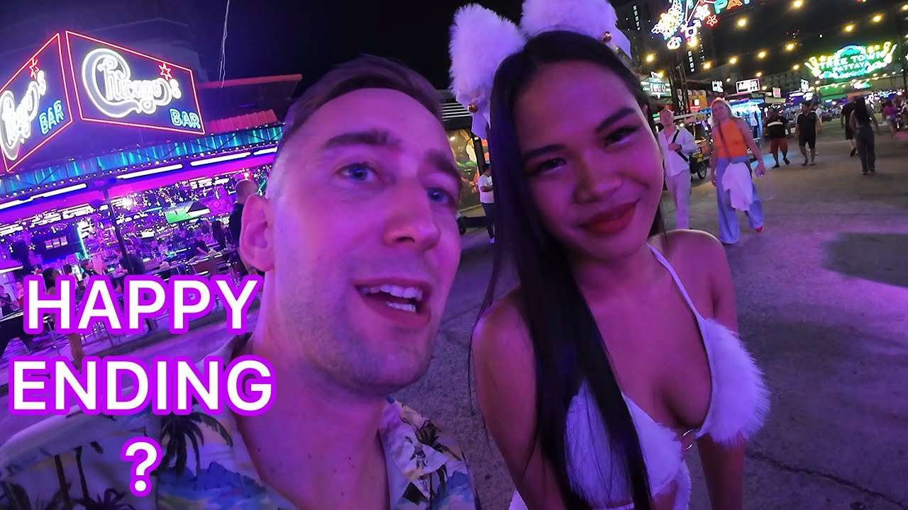 Паттайя Тритаун перед полуночью 😈 Ночная разминка 4K 🇹🇭