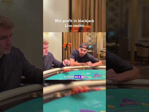 Win hug profit in live casino blackjack
