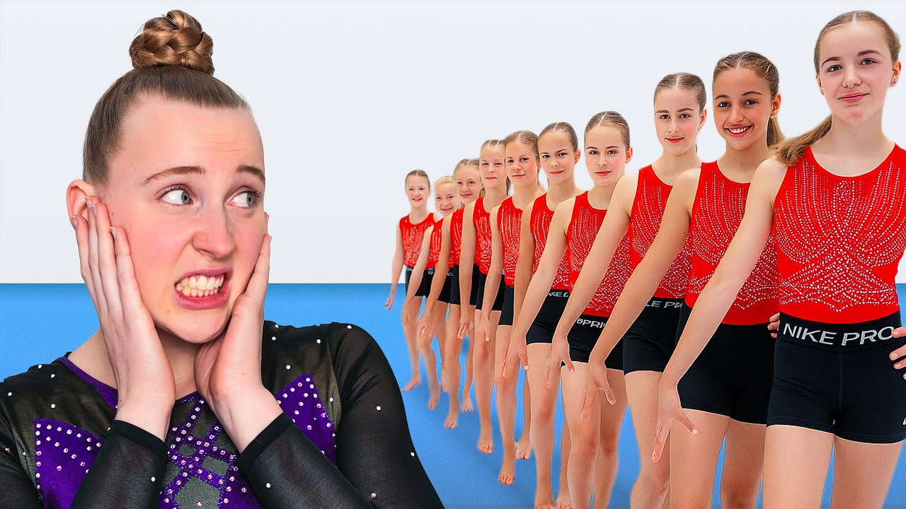 Ich VS 10 kleine Profi-Turnerinnen!