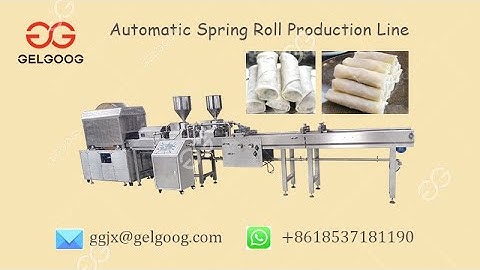 GG-CJX5000 Automatic Spring Rolls Production Line