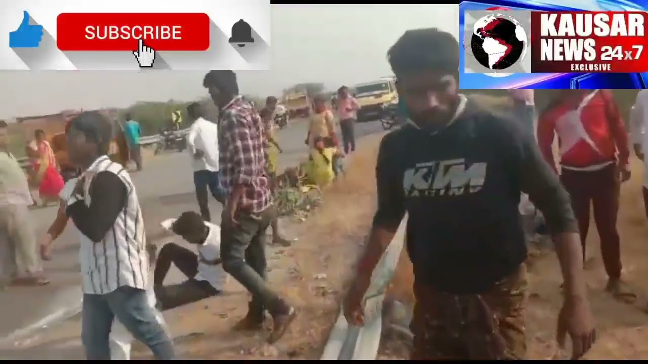 Unexpected Deaths As A Private Bus Overturns In Pavagada.