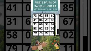 Find 3 PAIRS of identical Numbers to WIN!