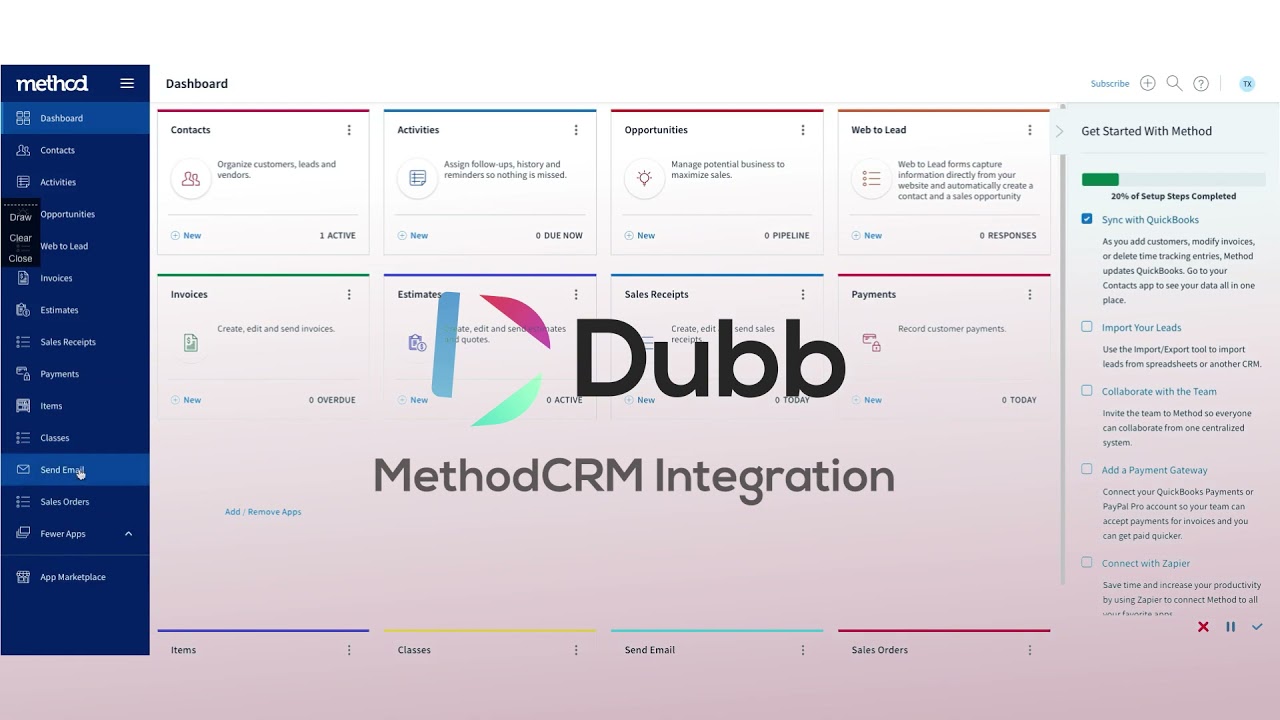 How to Integrate Dubb with MethodCRM  (