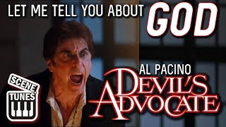 Al Pacino "Let Me Tell You About God" Speech from Devil's Advocate - AI Enhanced Scene and Rap Song