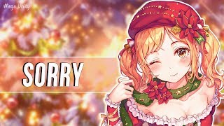 Nightcore - Sorry (Guitar Cover) | Lyrics