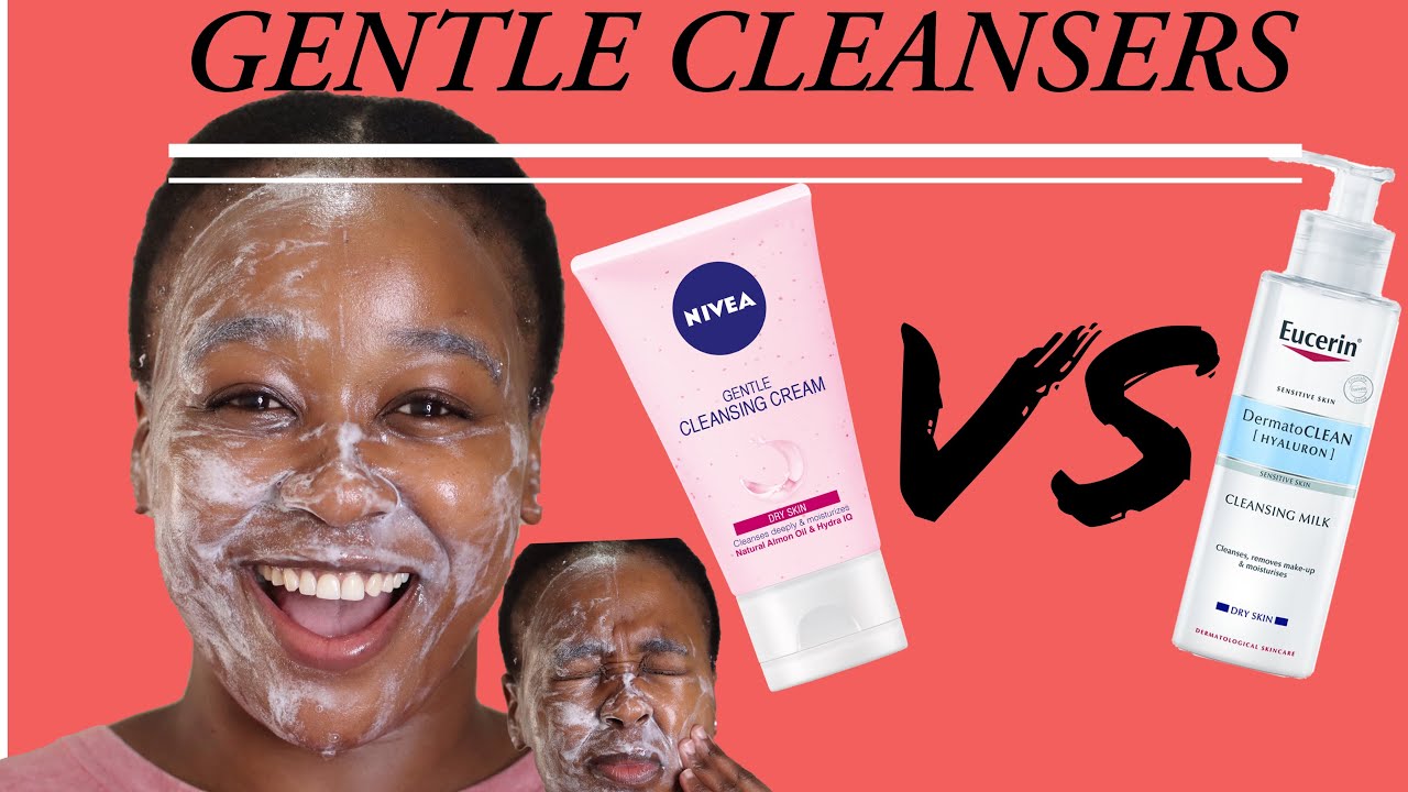 Nivea Gentle Cleansing Cream vs Eucerin DermatoClean Cleansing Milk