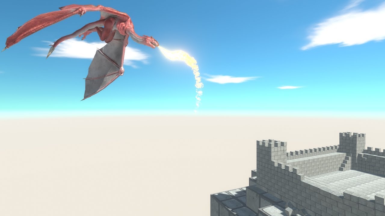 SHIN WYVERN Fire Breath vs ALL UNITS Animal Revolt Battle Simulator