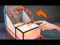 I Made a Mini Basketball Game Using a Real Basketball Backboard image