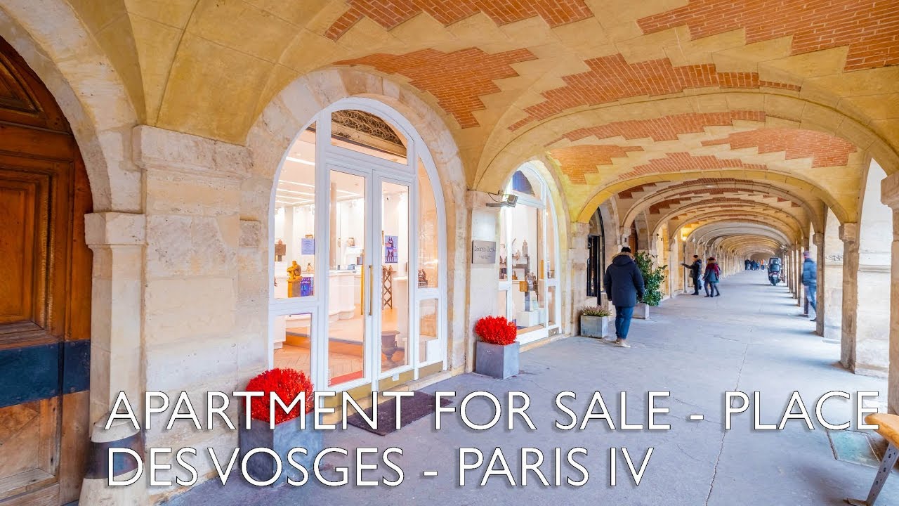 REDUCTION ! Apartment for sale Place des Vosges Paris IV ref