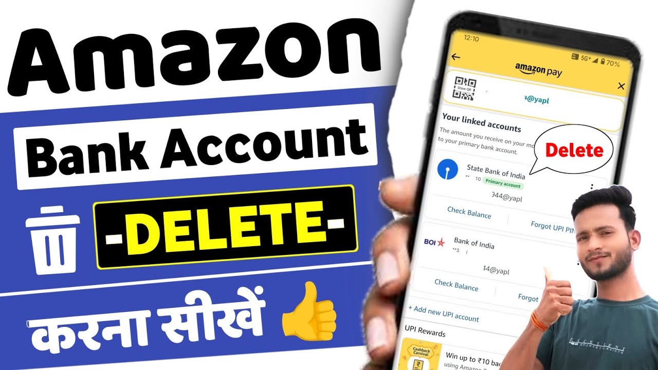amazon se bank account kaise delete kare | how to remove bank account from amazon