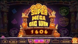 SUPER MEGA BIG WIN On Pumpkin Smash Slot Machine from Yggdrasil Gaming screenshot 4