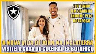 A NOVA VIDA DE JOHN NA INGLATERRA! VISITEI A CASA DO GOLEIRÃO EX BOTAFOGO E SANTOS