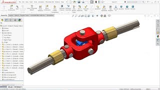 Solidworks tutorial Design of Universal Joint