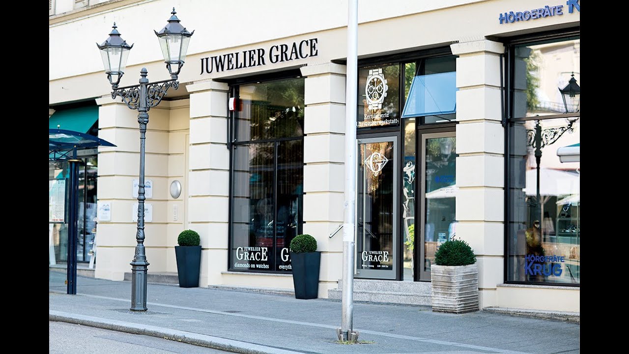 Juwelier Grace Luxusuhren, Uhrenwerkstatt, Edelmetallhandel, Goldankauf BadenBaden. YouTube