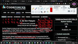 C. Brr Brrr Patapim | Codeforces Round 1017 (Div. 4) | CP in Bangla | Java solution