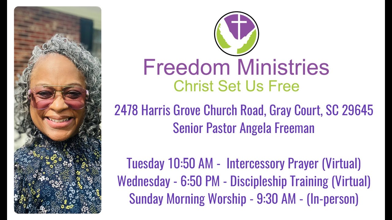 FREEDOM MINISTRIES CHURCH TUESDAY INTERCESSORY PRAYER