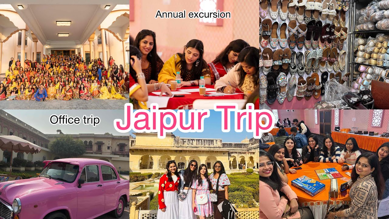 "Office Trip to Jaipur: Palaces, Food, & Epic Memories!"