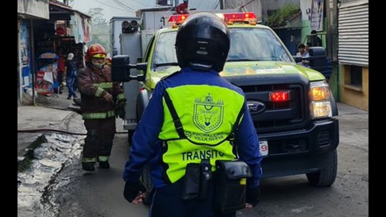 Incendio estructural en la zona 2 de Villa Nueva - YouTube