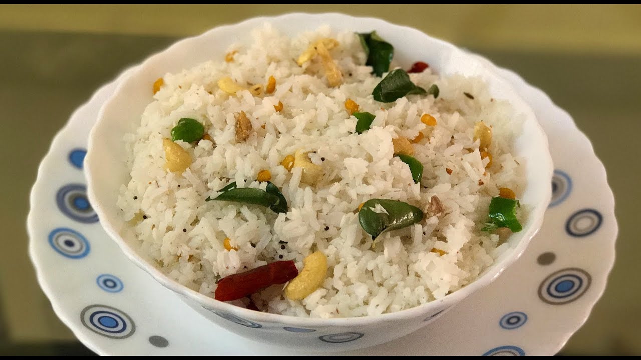 Simple Coconut Rice Recipe in English YouTube