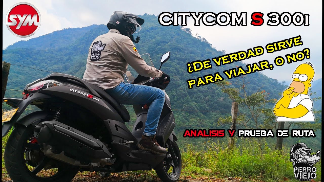 CITYCOM S 300i ¿De verdad sirve como motocicleta de ruta, un scooter de $ 15 millones😱?