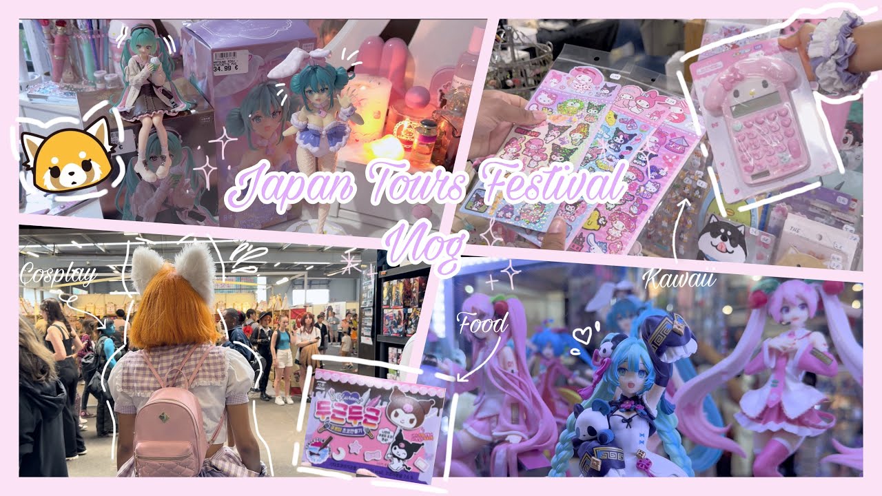 Vlog cosplay 🎀 Découvrez avec nous la Japan Tours Festival.
