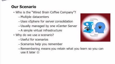 VMware vSphere 5 Training - Course Scenario