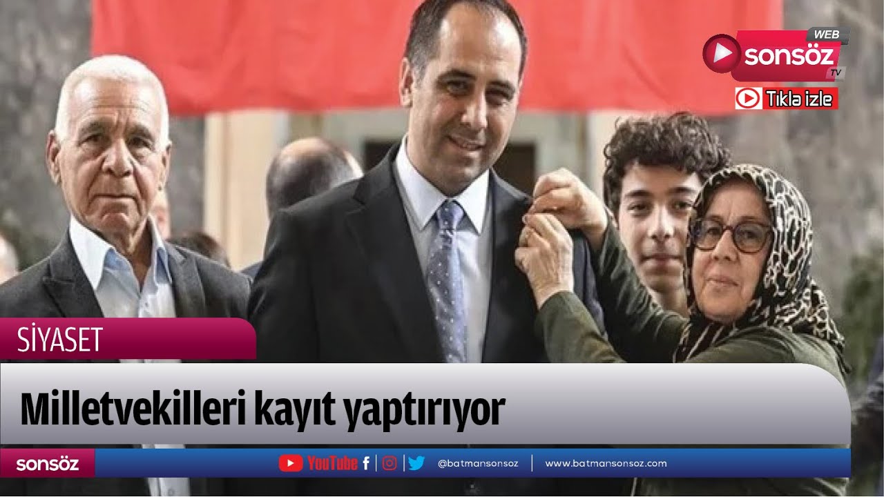 Milletvekilleri kayıt yaptırıyor