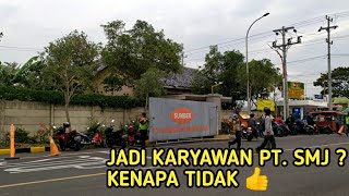 TERLIHAT LELAH, LIATIN RIBUAN KARYAWAN PULANG KERJA | PT. SMJ BANGSRI