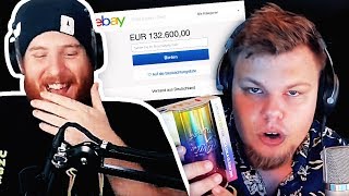 Unge REAGIERT auf 130.000€ Regenbogenglas Auktion | #ungeklickt