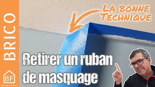 Comment Retirer Du Ruban De Masquage Sur Peinture Sèche ?